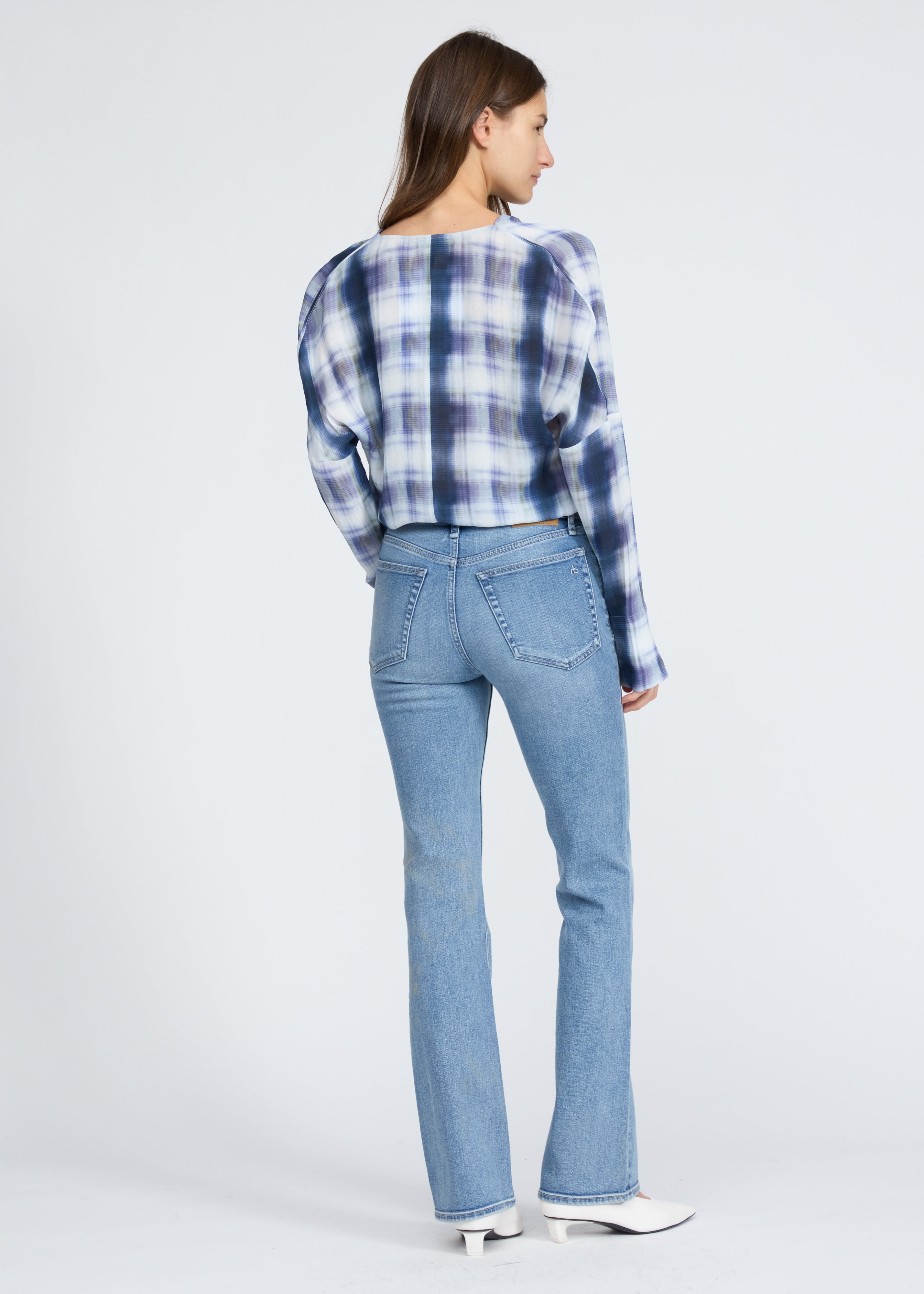 Peyton Mid-Rise Bootcut Jeans - Kenny