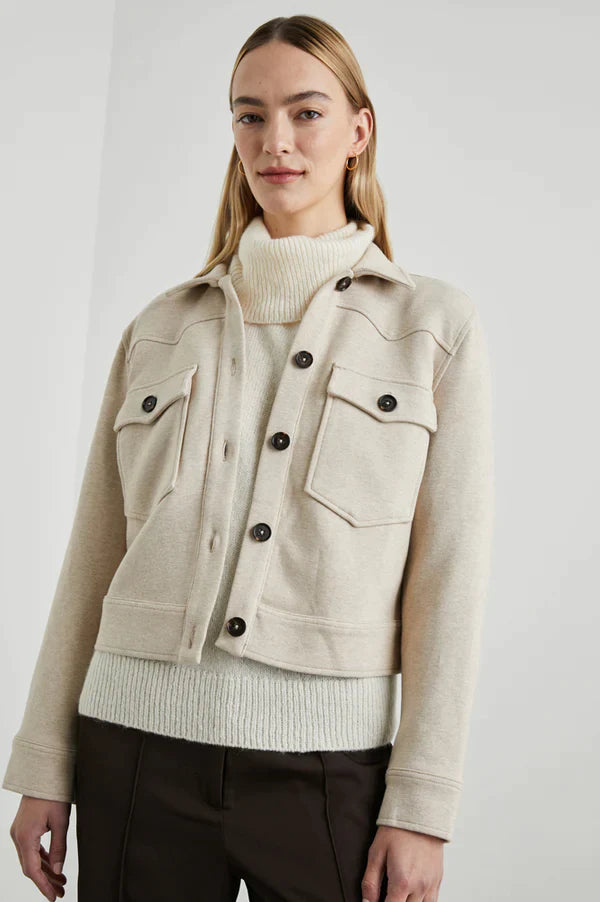 Easton Jacket - Heather Oatmeal