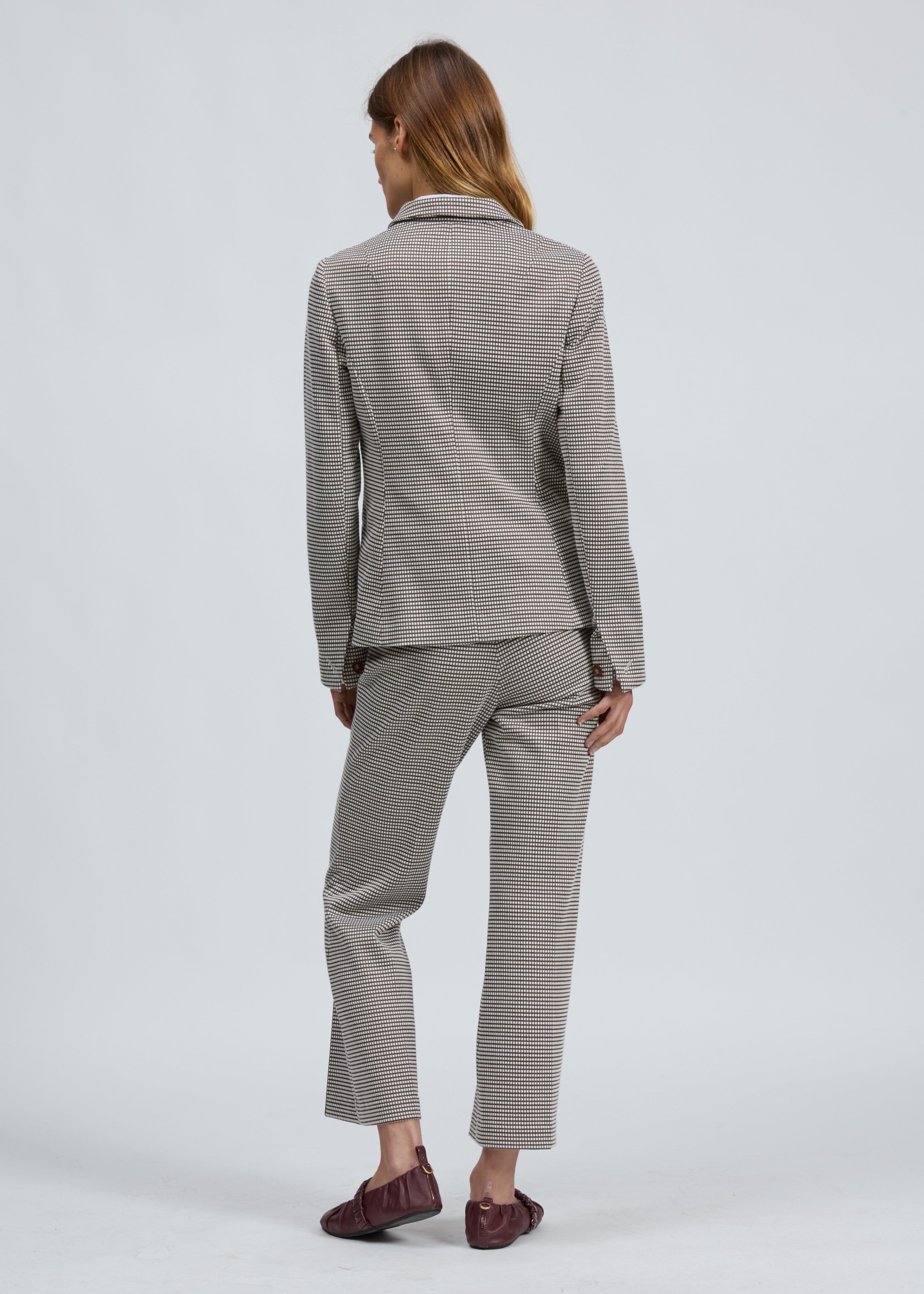 Rag & Bone Slade Blazer - Brown Gingham
