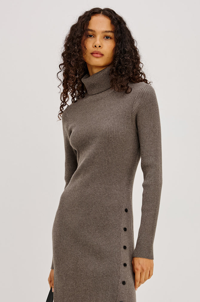Rails Kat Long-Sleeve Dress - Hazelnut