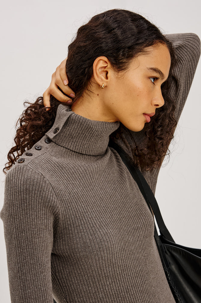 Rails Kat Long-Sleeve Dress - Hazelnut