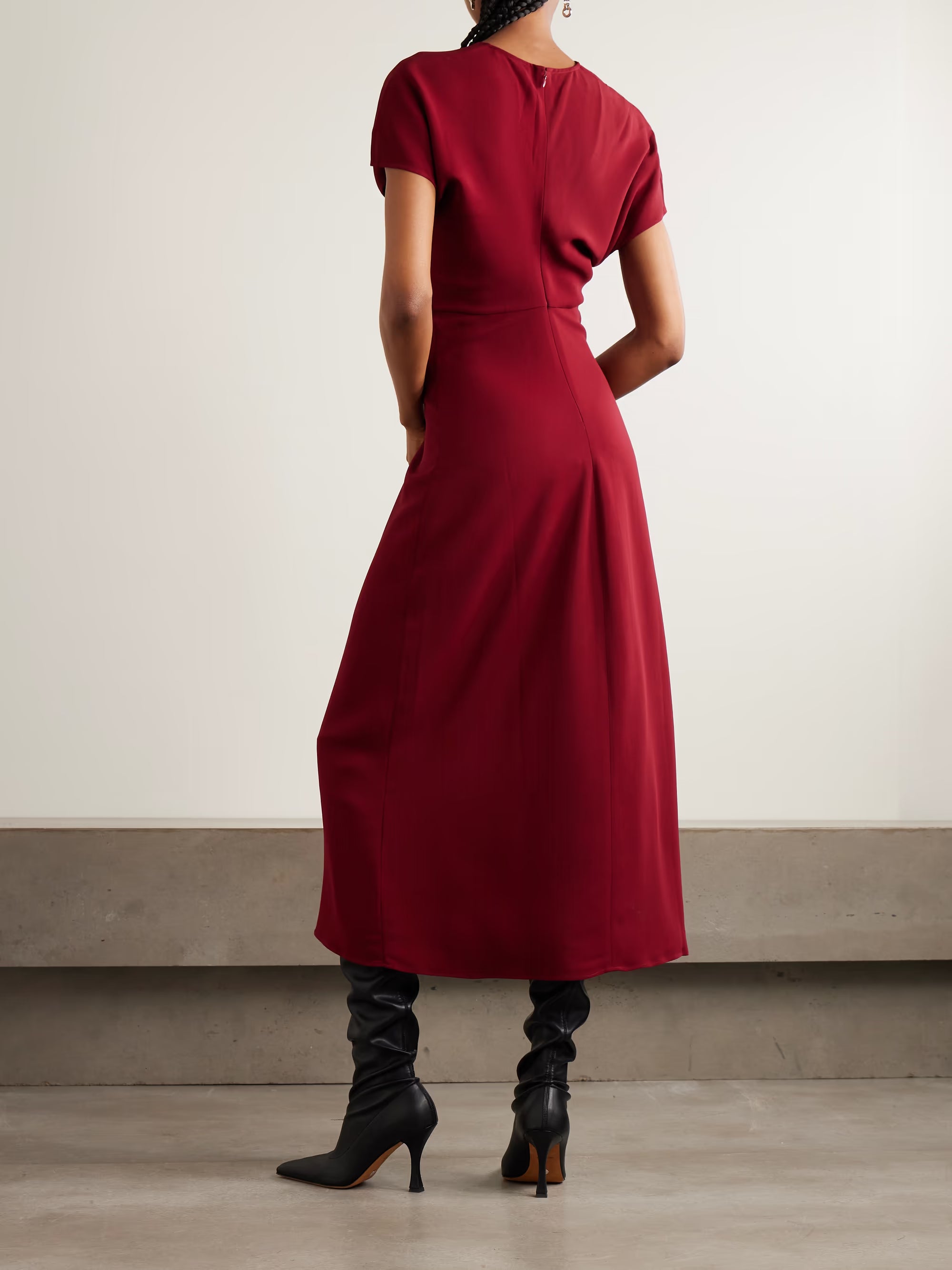 Anine Bing Zadig Dress - Cabernet