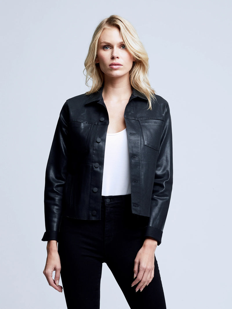 Janelle Jacket - Black Coated