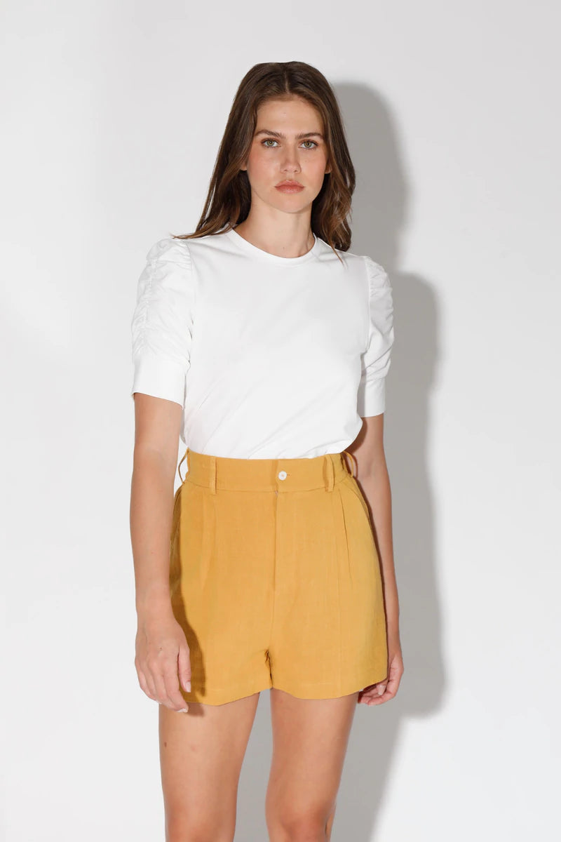 Ruched Short Sleeve - Top