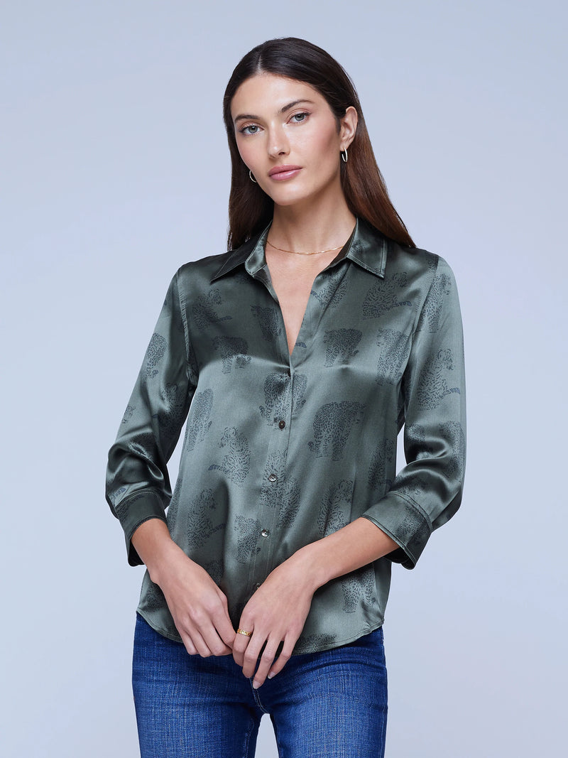 Dani Blouse - Beetle Multi