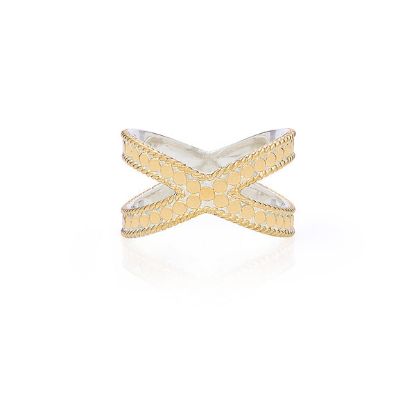 Classic Cross Ring - Gold