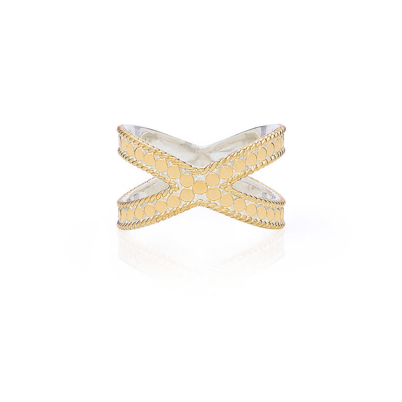 Classic Cross Ring - Gold