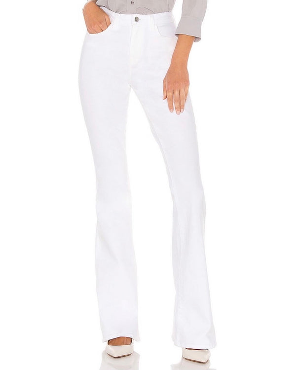 Bell High Rise Flare White