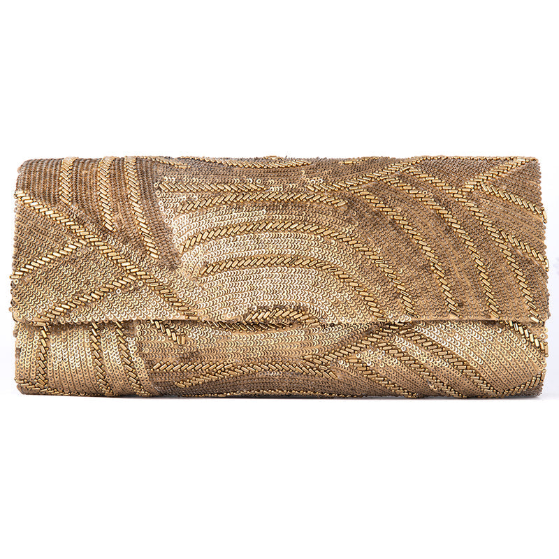 Jasper Clutch - Gold