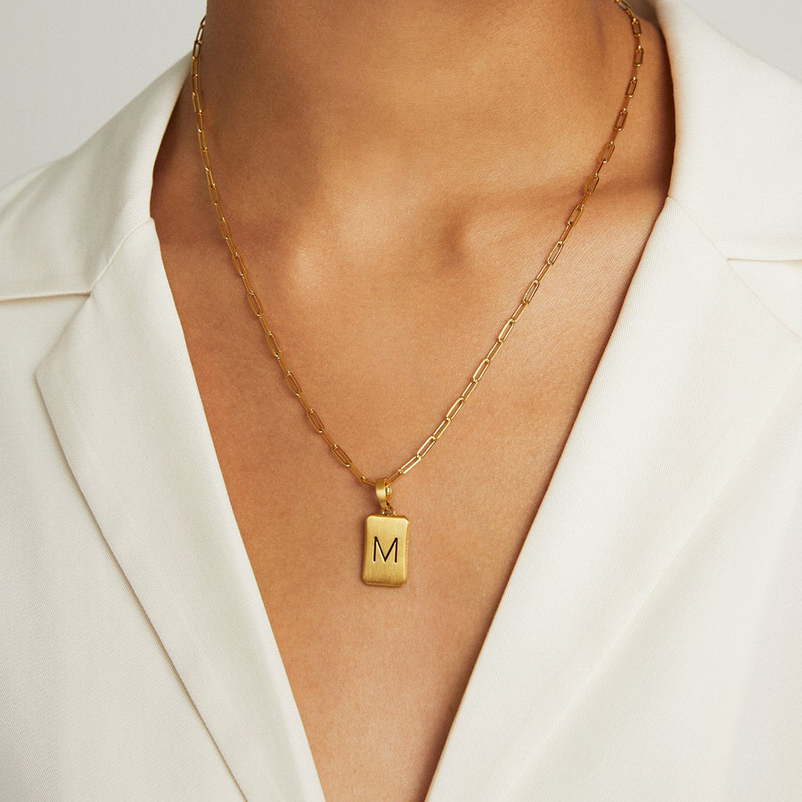 Large Initial Pendant