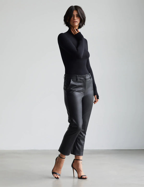 Faux Leather 7/8 Trouser