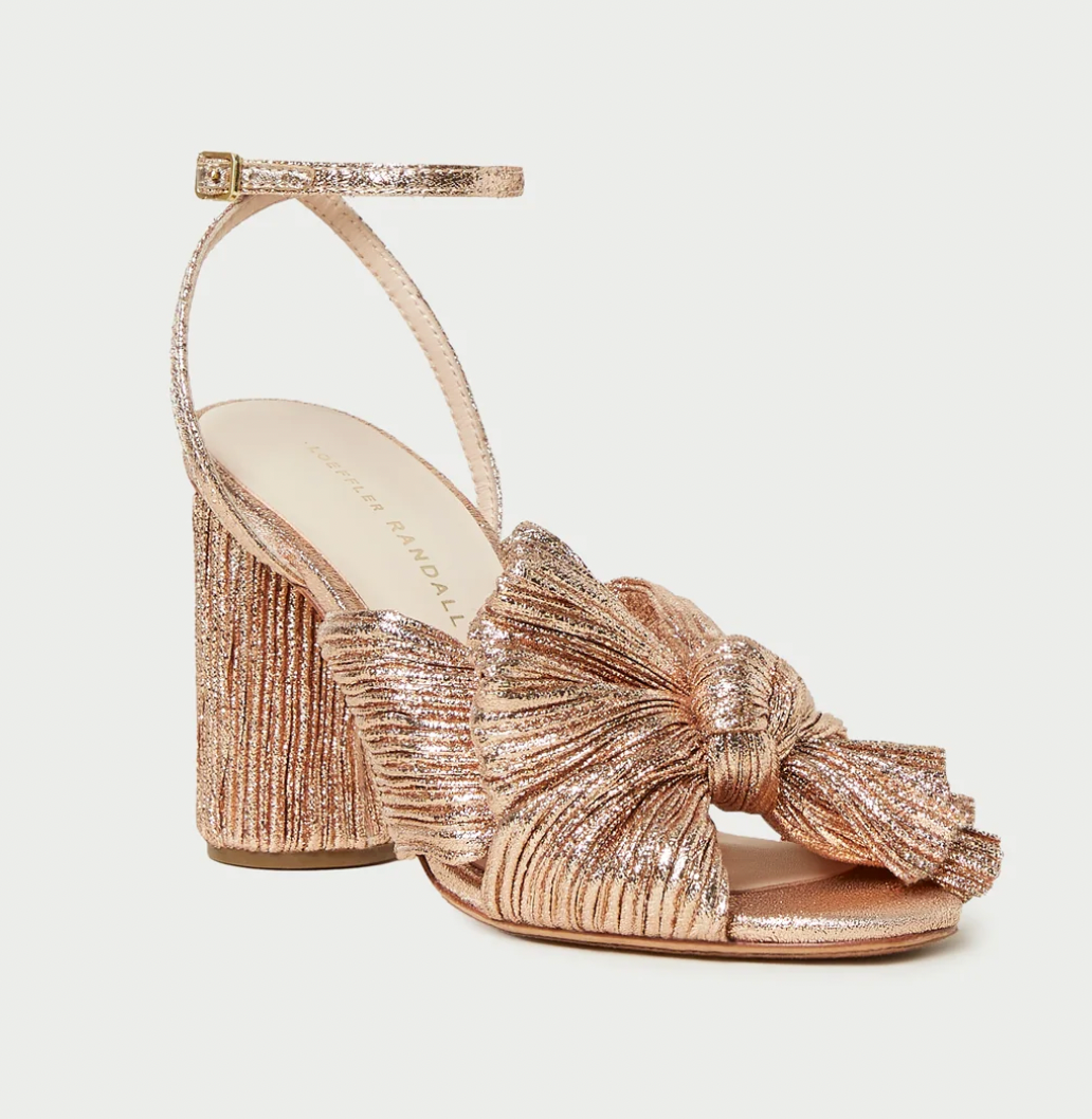Loeffler Randall Camellia Knot Mule - Dune