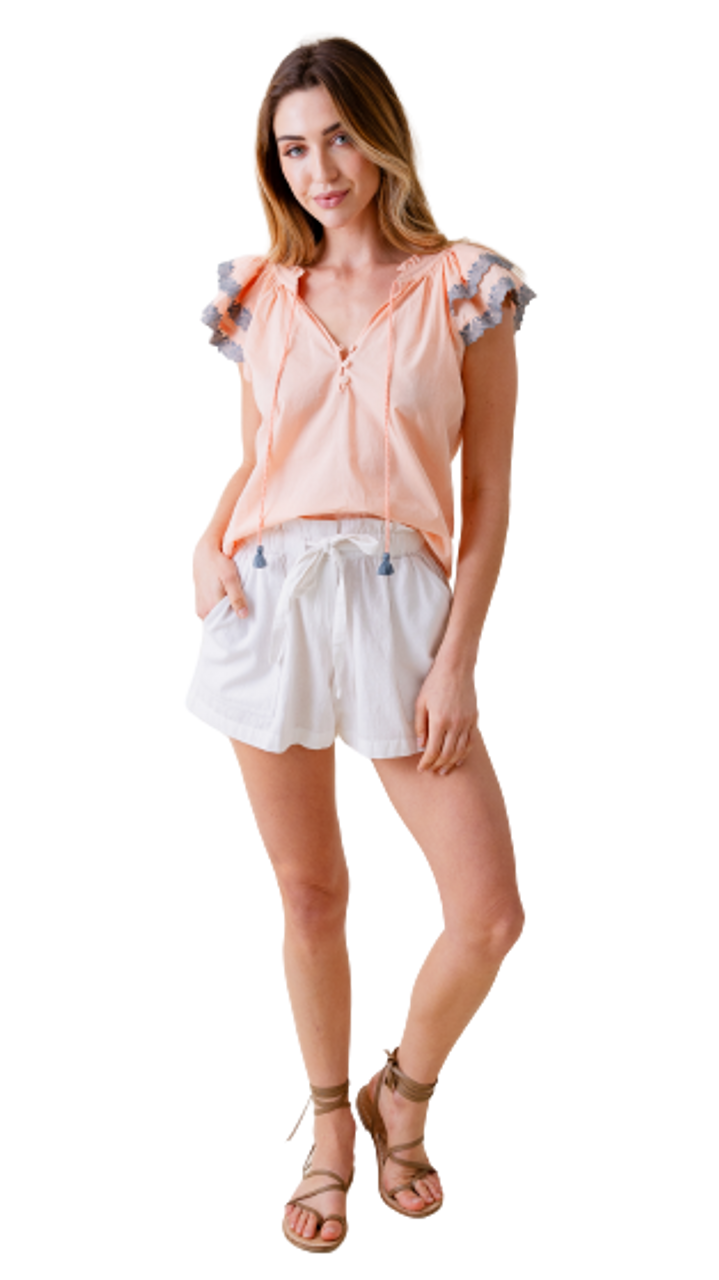 Wilora Blouse - Bria Peach