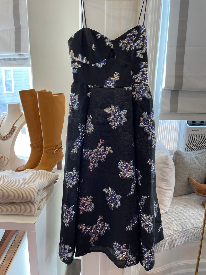 Sleeveless Organza Midi Dress