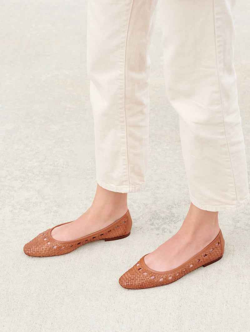 Loeffler Randall Woven Leather Ballet Flat
