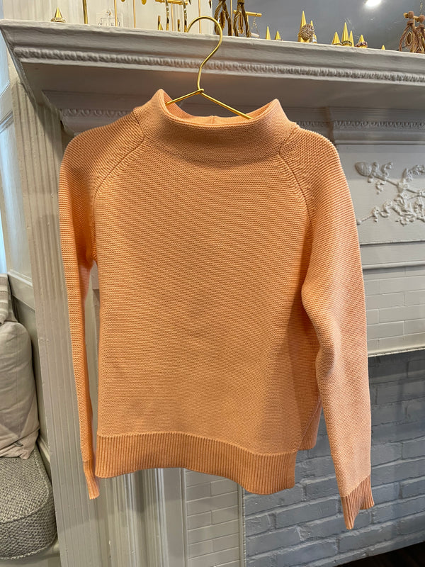 Garter Funnel Sweater - Champagne, Sunrise