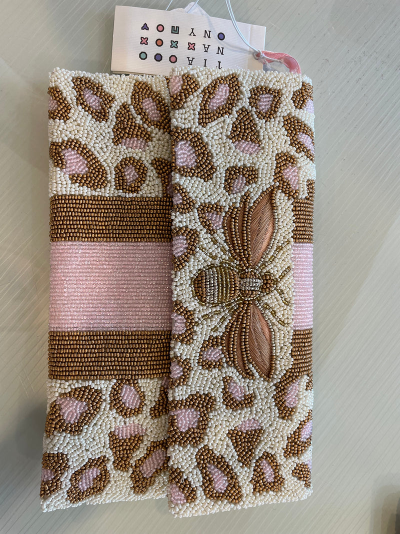 Half Flap Clutch - 3D Bee