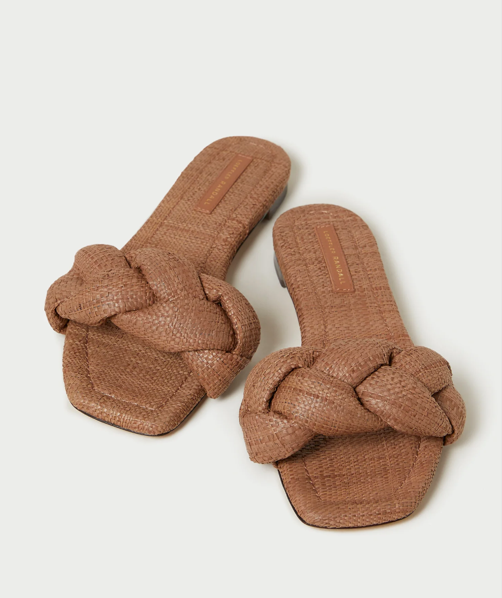 Loeffler Randall Joanna Braided Band Flat Sandal
