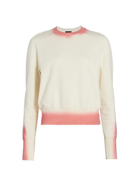 French Terry Sprayed Crewneck