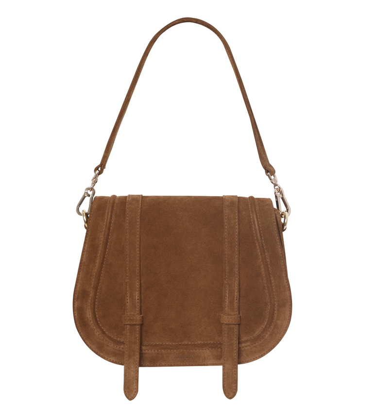 Saddle Bag Maxi - Cognac, Olive Green