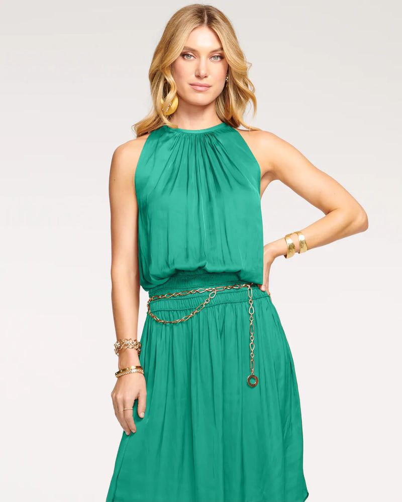 Shiny Audrey Dress
