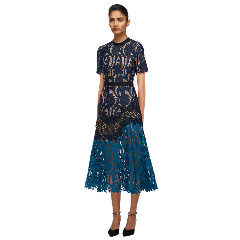 Prairie Guipure Midi Dress